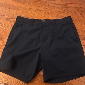 J. Crew Men's Dark Blue Flat Front Shorts